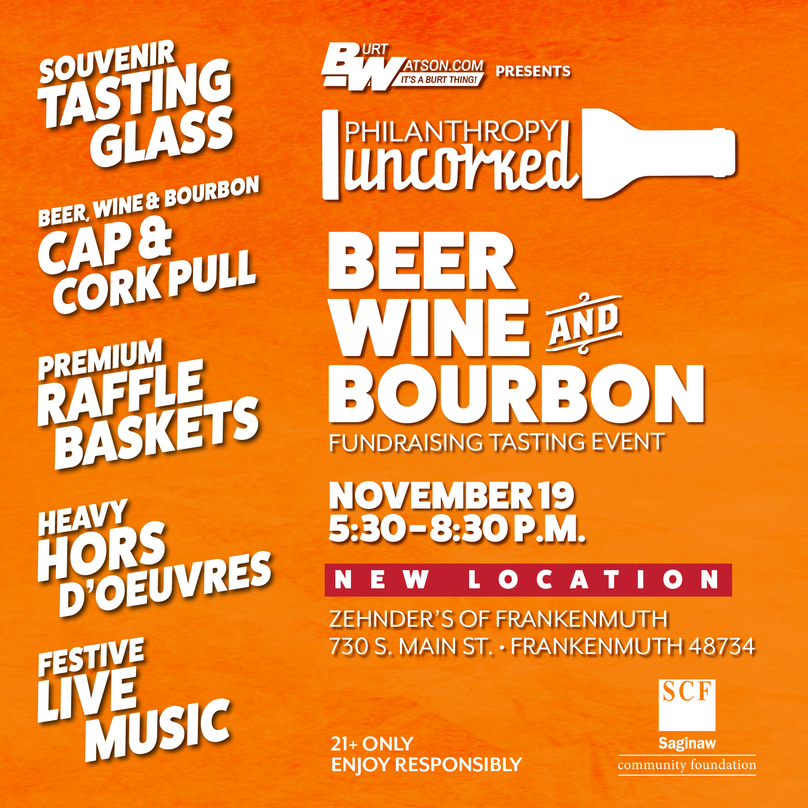 2025 Philanthropy Uncorked Print Invite - INSERT base art